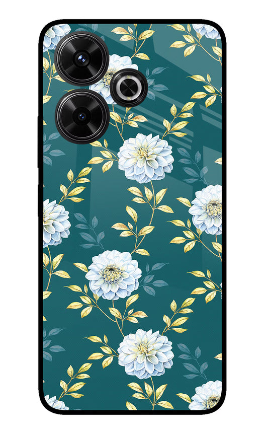 Flowers Redmi 13 5G Glass Case