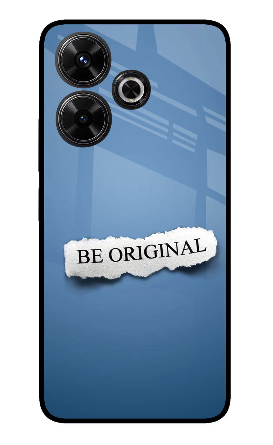 Be Original Redmi 13 5G Back Cover, Glass case
