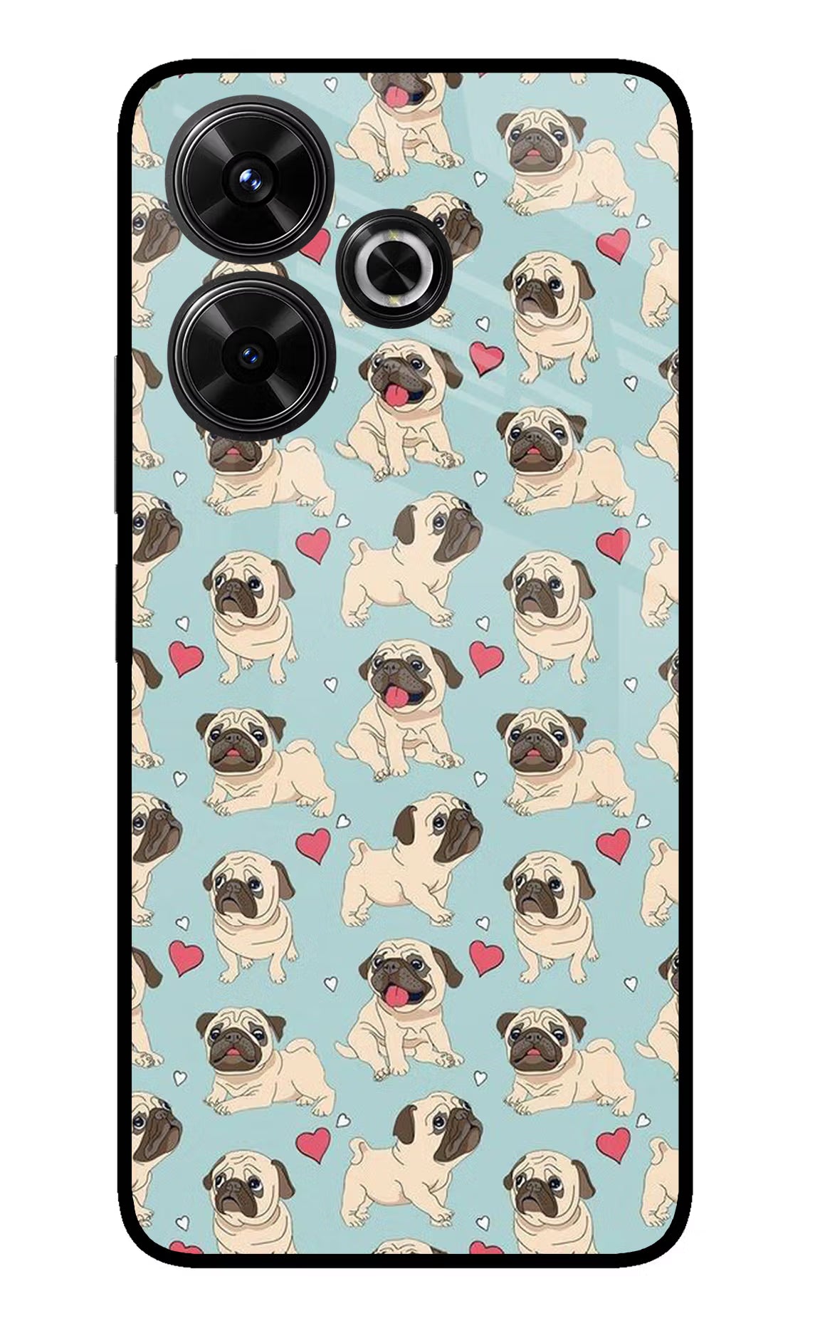 Pug Dog Redmi 13 5G Glass Case