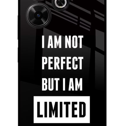 I Am Not Perfect But I Am Limited Edition Redmi 13 5G Glass Case