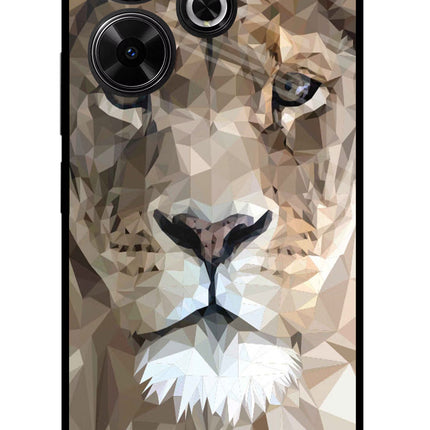 Lion Art Redmi 13 5G Glass Case