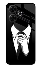 Black Tie Redmi 13 5G Glass Case