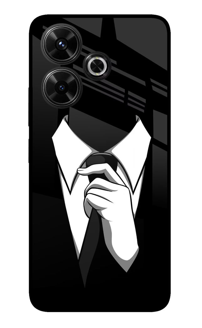 Black Tie Redmi 13 5G Glass Case