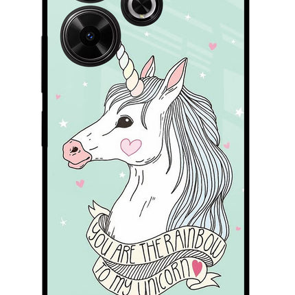 Unicorn Wallpaper Redmi 13 5G Glass Case