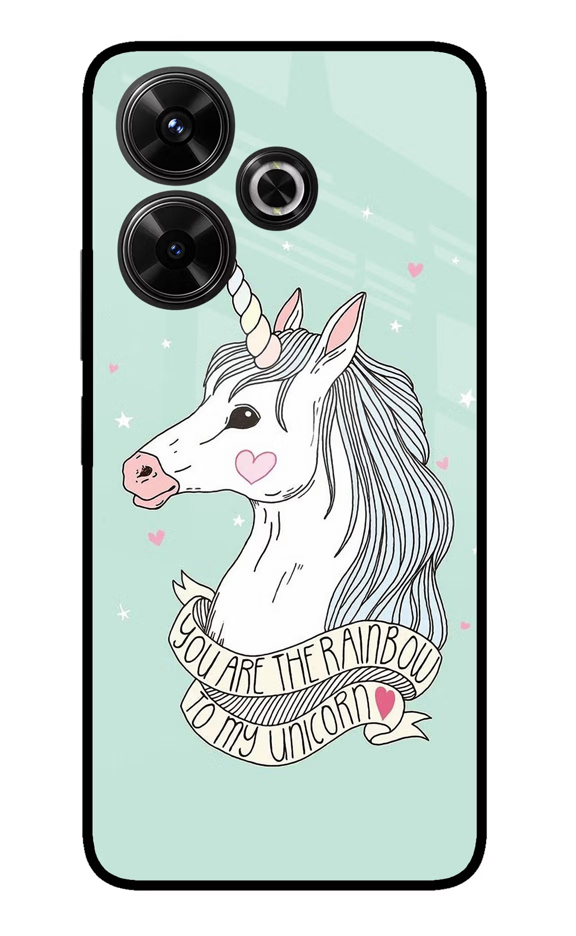 Unicorn Wallpaper Redmi 13 5G Glass Case