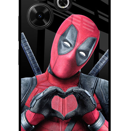 Deadpool Redmi 13 5G Glass Case