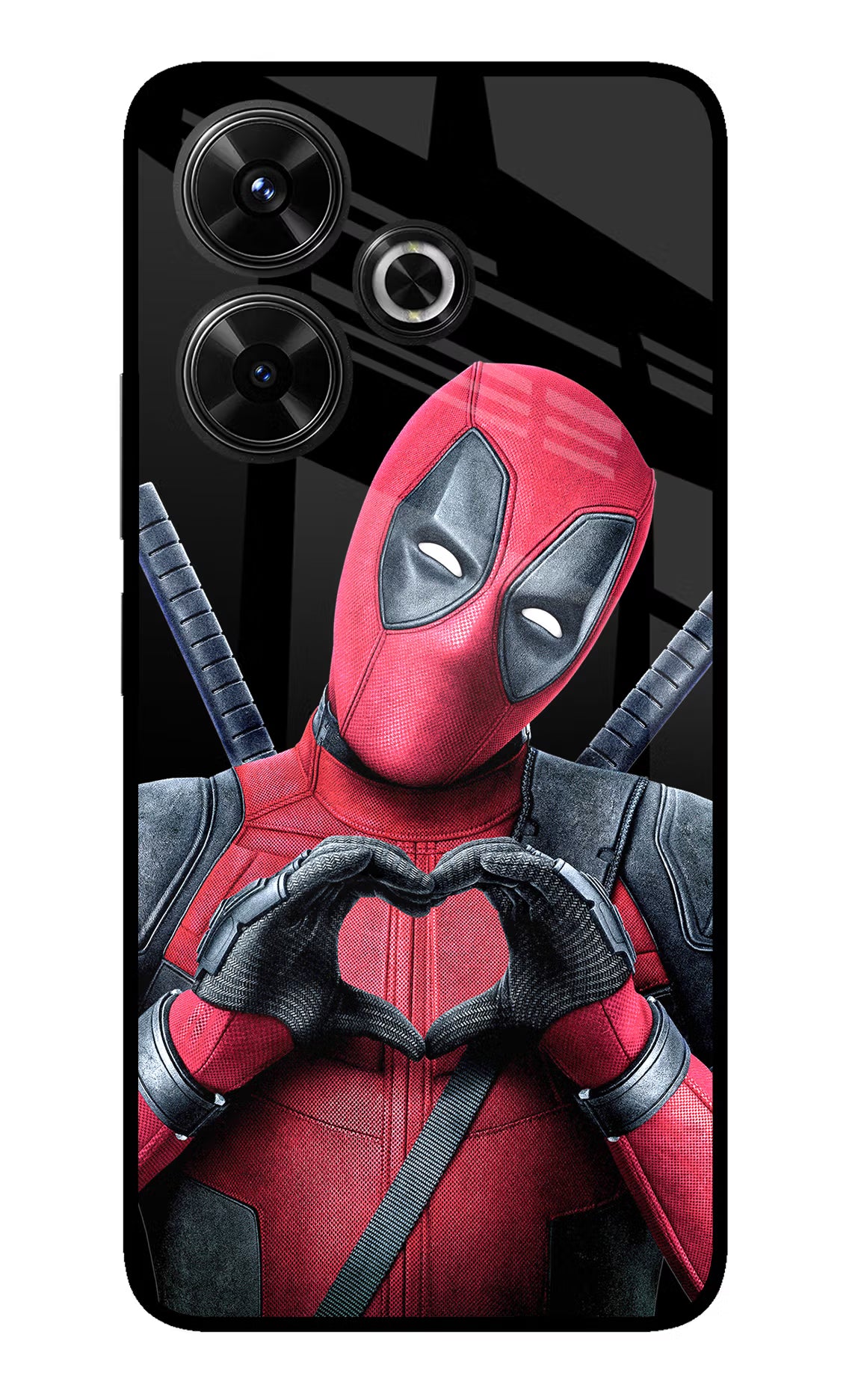Deadpool Redmi 13 5G Glass Case