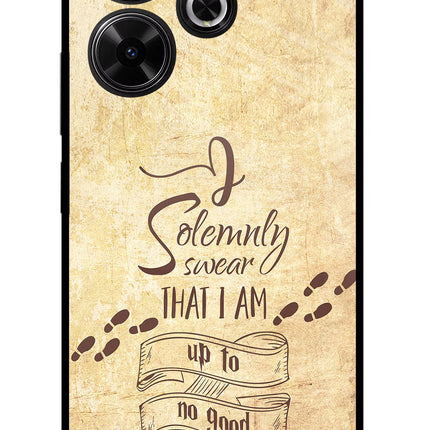 I Solemnly swear that i up to no good Redmi 13 5G Glass Case
