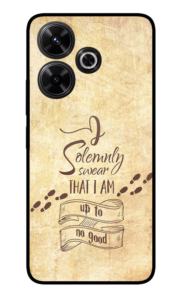 I Solemnly swear that i up to no good Redmi 13 5G Glass Case
