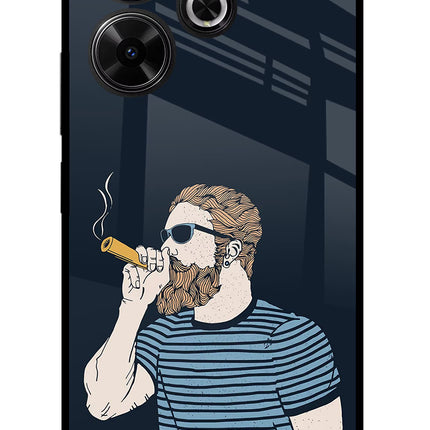 Smoking Redmi 13 5G Glass Case