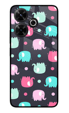 Elephants Redmi 13 5G Glass Case