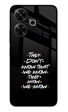 FRIENDS Dialogue Redmi 13 5G Glass Case