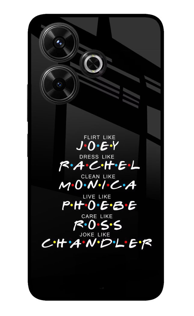 FRIENDS Character Redmi 13 5G Glass Case