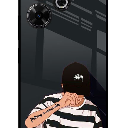 Aesthetic Boy Redmi 13 5G Glass Case