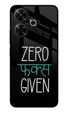 Zero Fucks Given Redmi 13 5G Glass Case