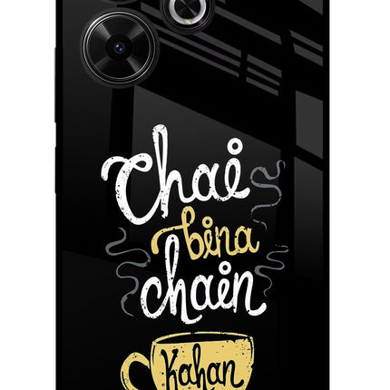 Chai Bina Chain Kaha Re Redmi 13 5G Glass Case