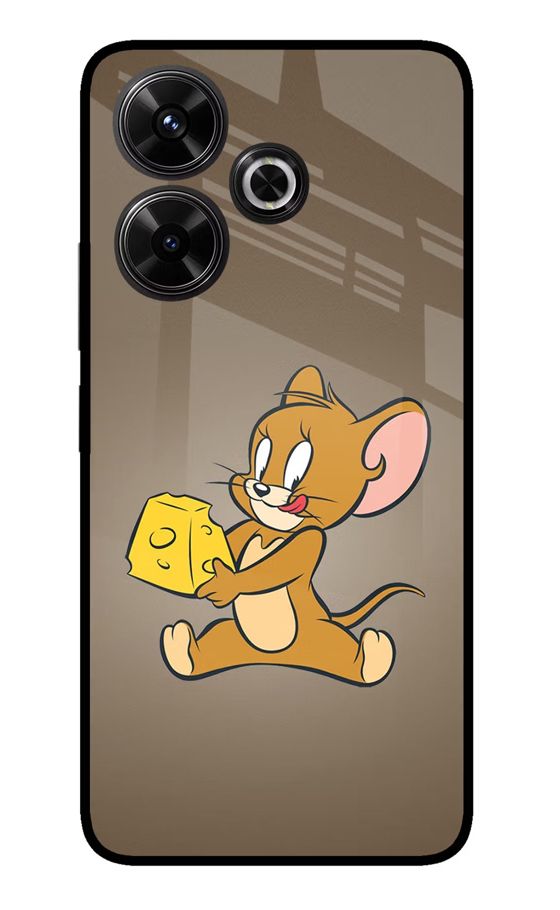 Jerry Redmi 13 5G Glass Case Back Cover by Casekaro