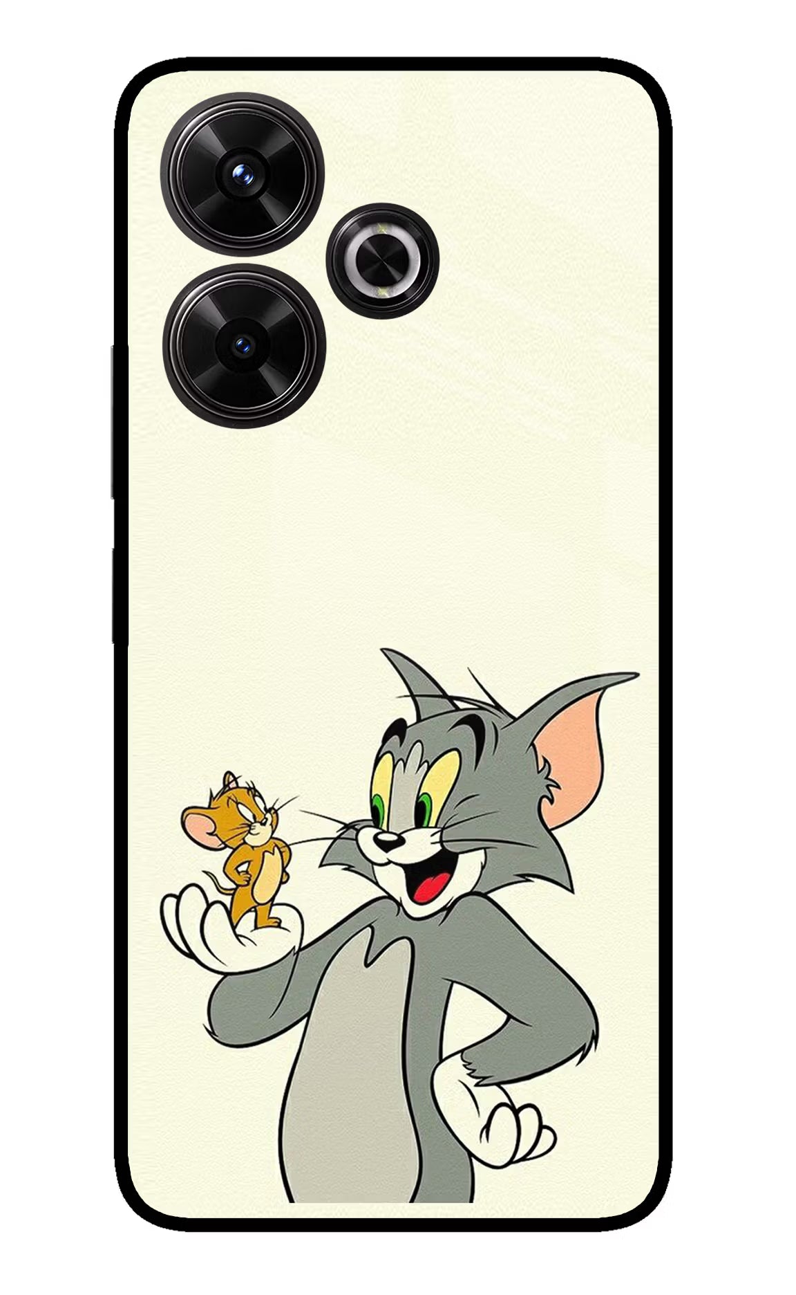 Tom & Jerry Redmi 13 5G Glass Case Back Cover by Casekaro