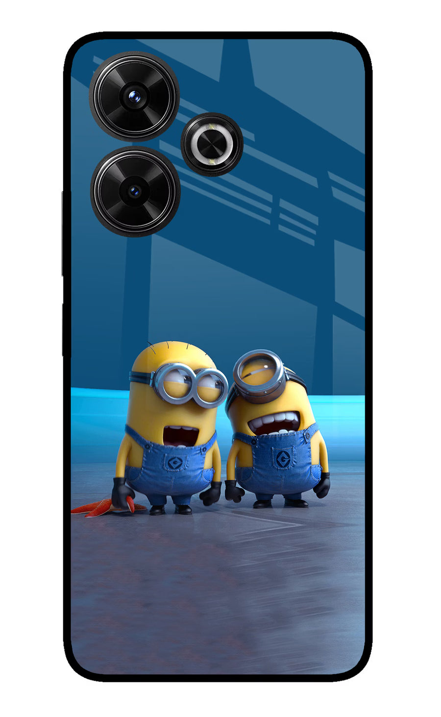 Minion Laughing Redmi 13 5G Back Cover, Glass case