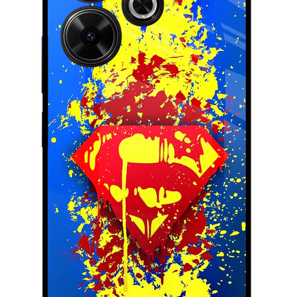 Superman logo Redmi 13 5G Glass Case