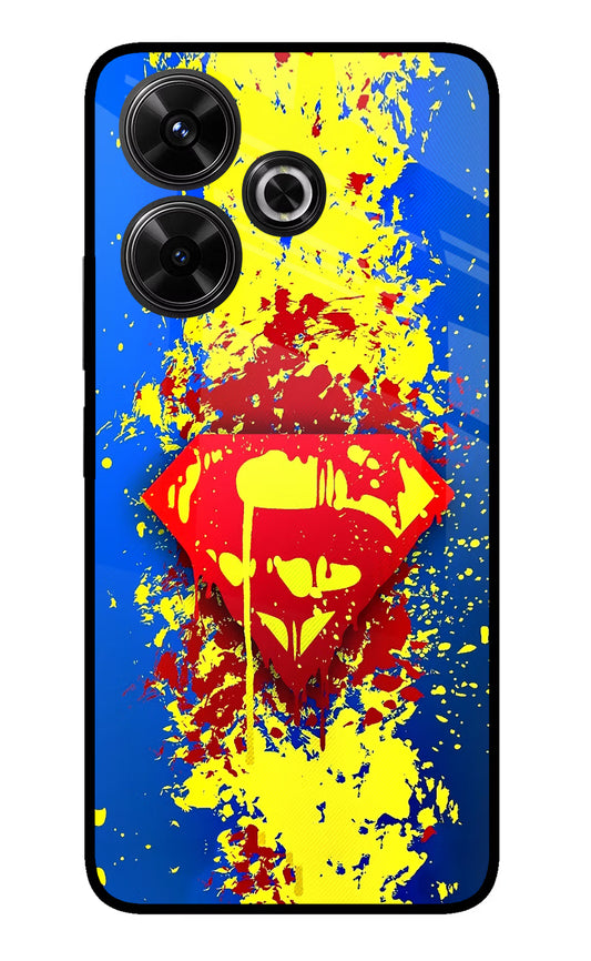 Superman logo Redmi 13 5G Glass Case