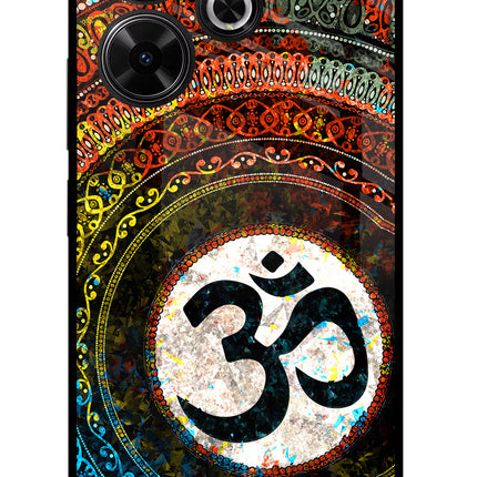 Om Cultural Redmi 13 5G Glass Case