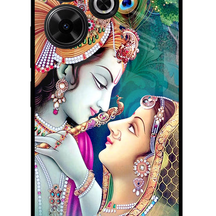 Lord Radha Krishna Redmi 13 5G Glass Case