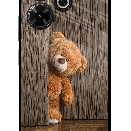 Teddy Wooden Redmi 13 5G Glass Case