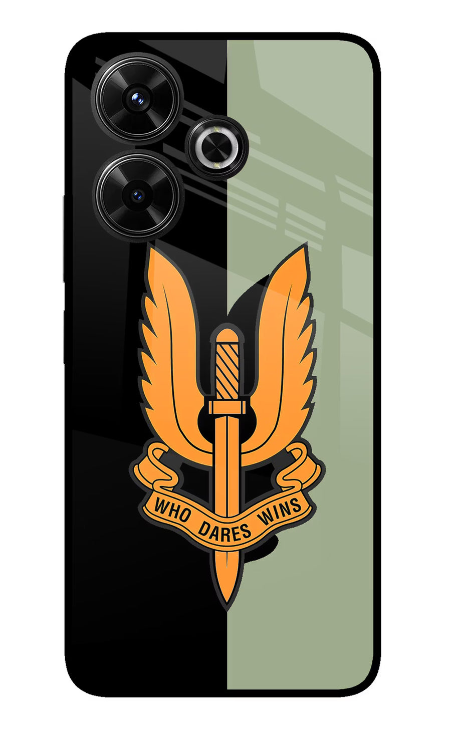 Balidan Logo Redmi 13 5G Back Cover, Glass case