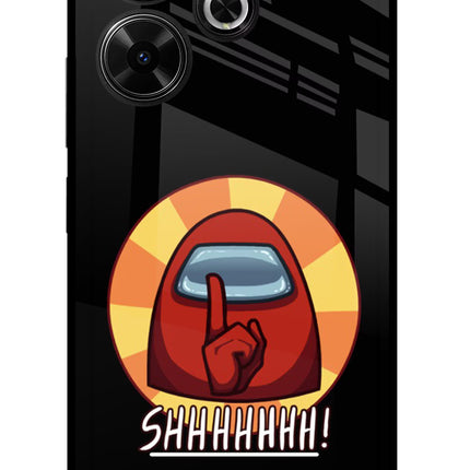 Among Us Shhh! Redmi 13 5G Glass Case