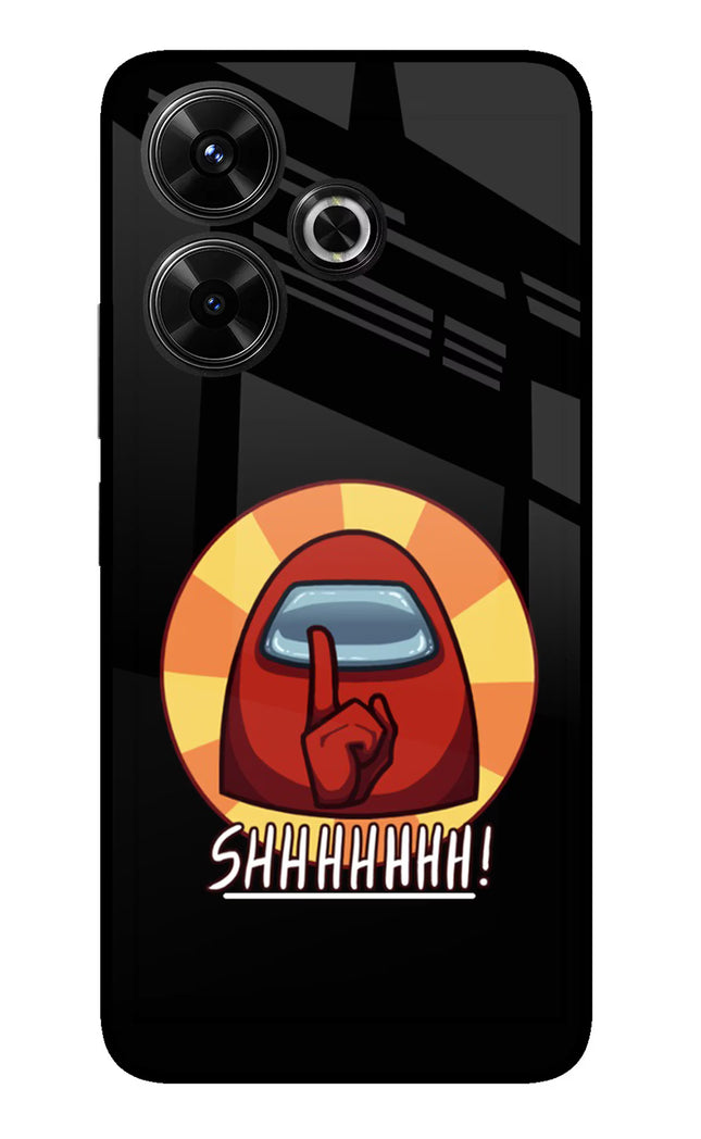 Among Us Shhh! Redmi 13 5G Glass Case