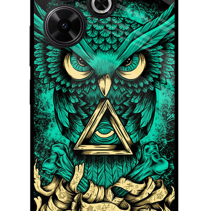 Green Owl Redmi 13 5G Glass Case