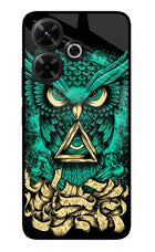 Green Owl Redmi 13 5G Glass Case
