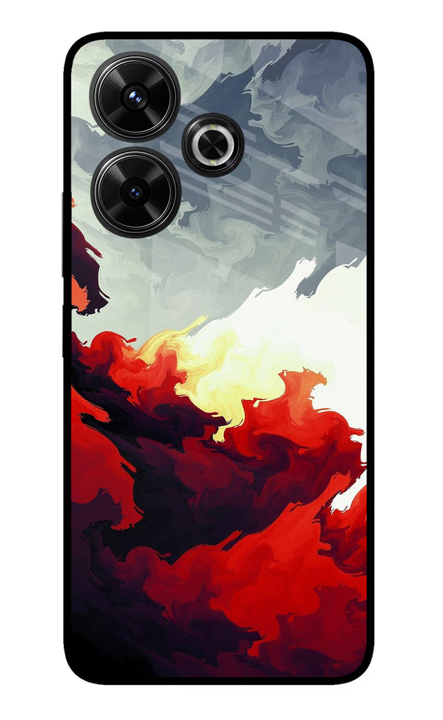 Fire Cloud Redmi 13 5G Glass Case