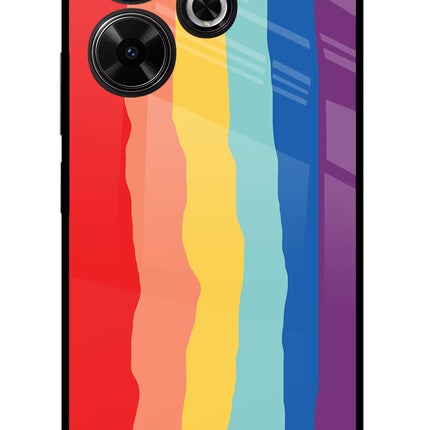 Rainbow Redmi 13 5G Glass Case