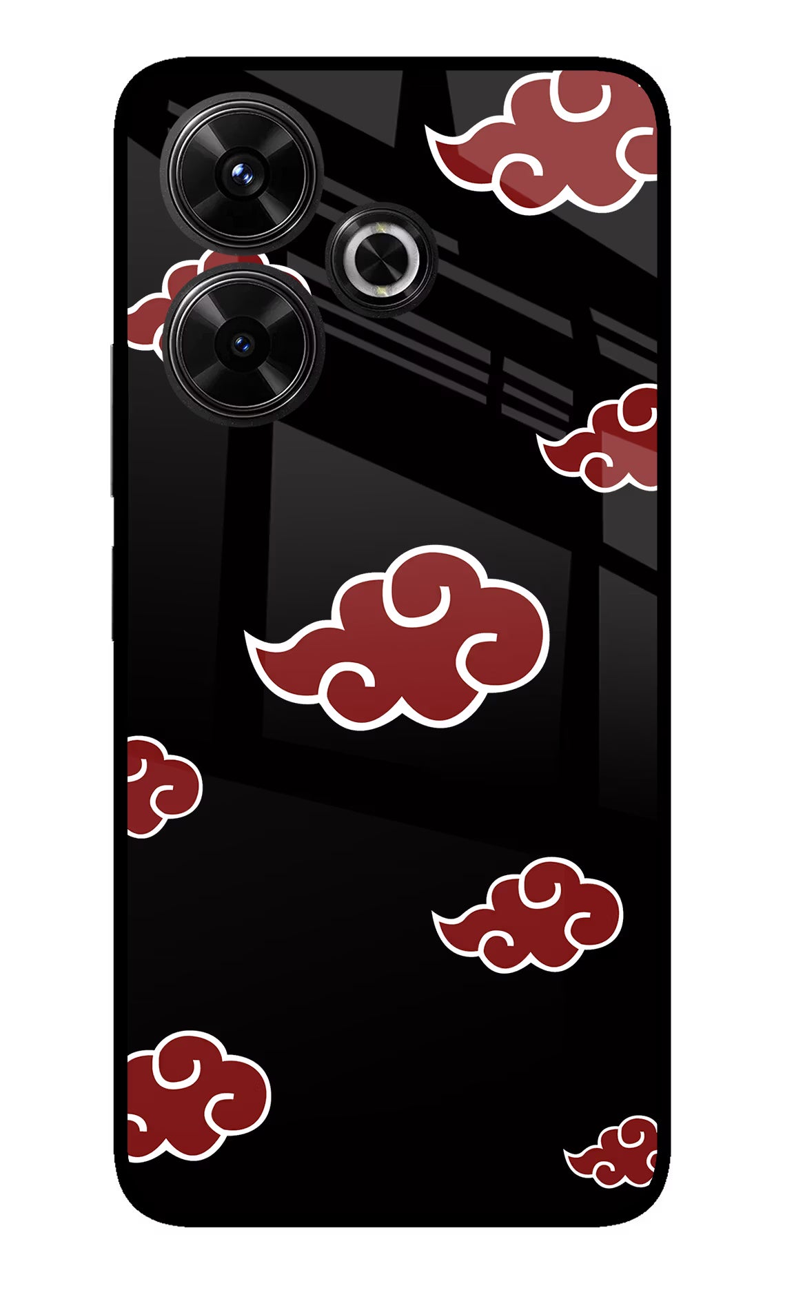 Akatsuki Redmi 13 5G Glass Case Back Cover by Casekaro