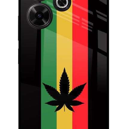 Weed Flag Redmi 13 5G Glass Case