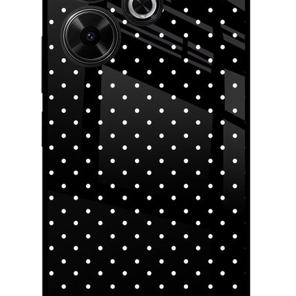 White Dots Redmi 13 5G Glass Case