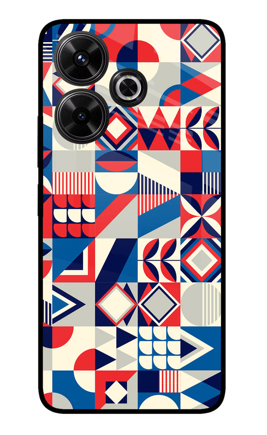 Colorful Pattern Redmi 13 5G Glass Case