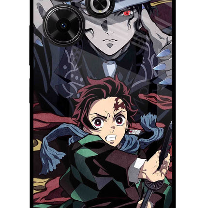 Demon Slayer Redmi 13 5G Glass Case