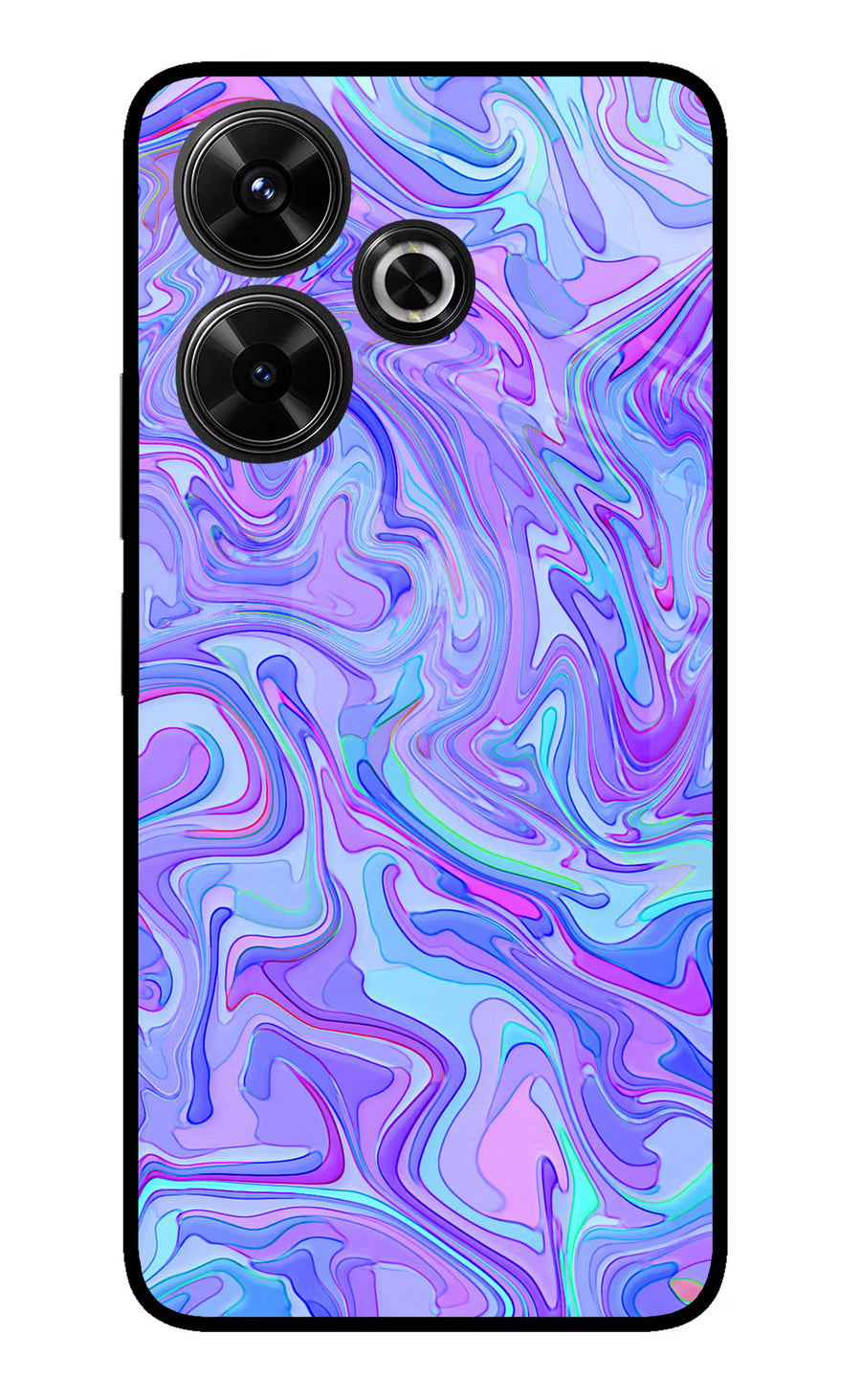 Glitter Redmi 13 5G Back Cover, Glass case