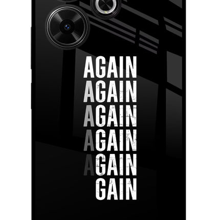 Again Again Gain Redmi 13 5G Glass Case