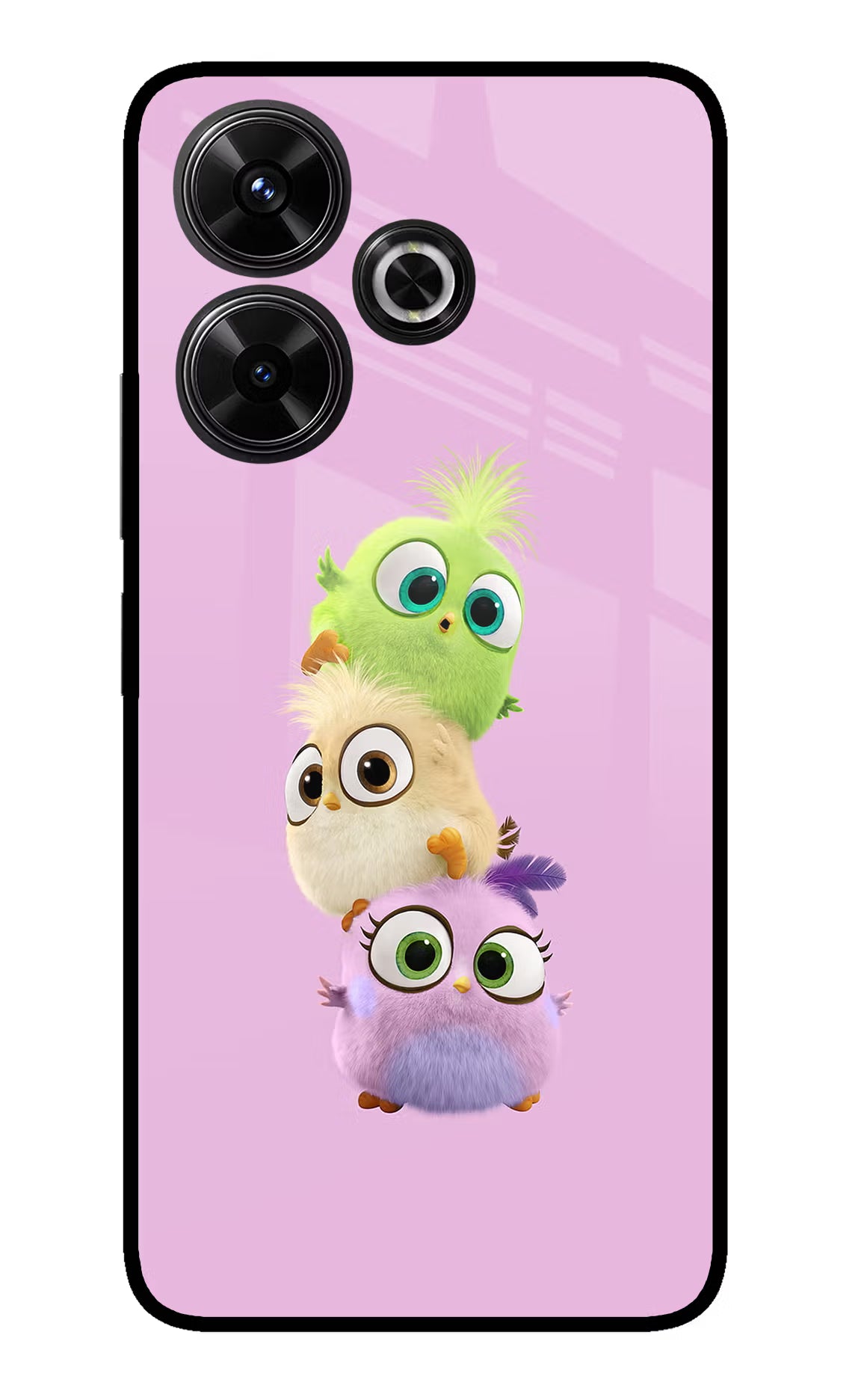 Cute Little Birds Redmi 13 5G Glass Case
