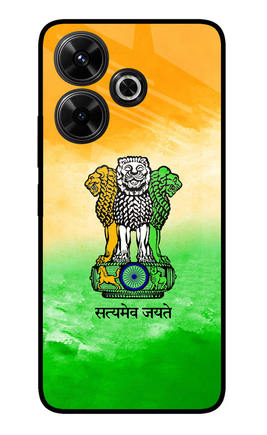 Satyamev Jayate Flag Redmi 13 5G Glass Case