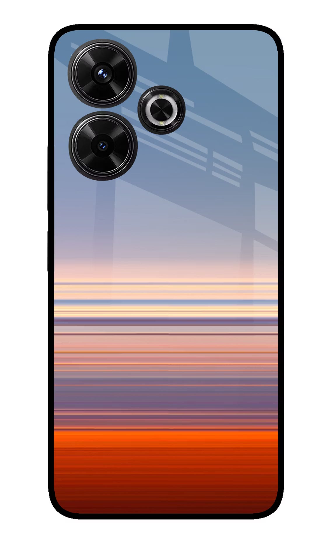 Morning Colors Redmi 13 5G Glass Case Back Cover by Casekaro