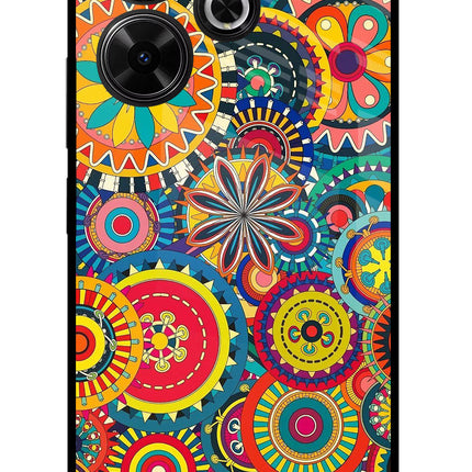 Gol Gol Art Redmi 13 5G Glass Case