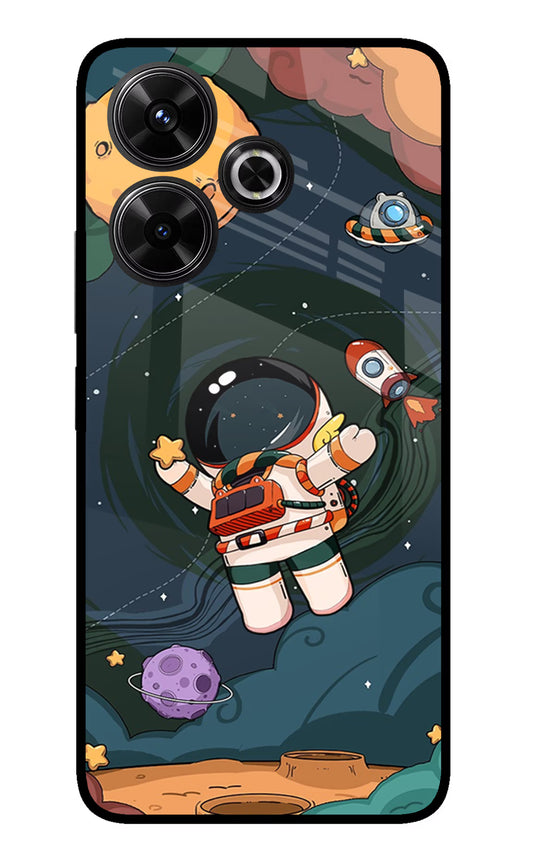 Cartoon Astronaut Redmi 13 5G Glass Case