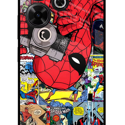 Spider Man Redmi 13 5G Glass Case