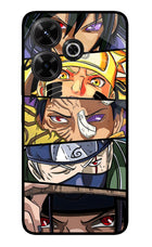 Naruto Character Redmi 13 5G Glass Case