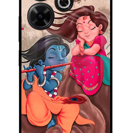 Radhe Krishna Redmi 13 5G Glass Case